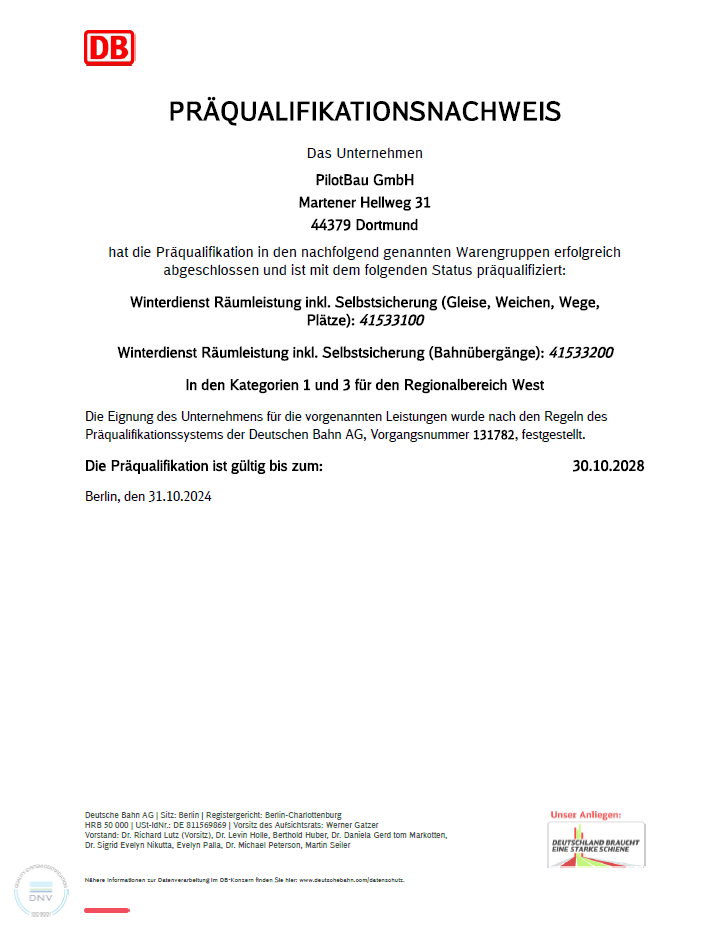 PQ-Nachweis Winterdienst Vorschaubild